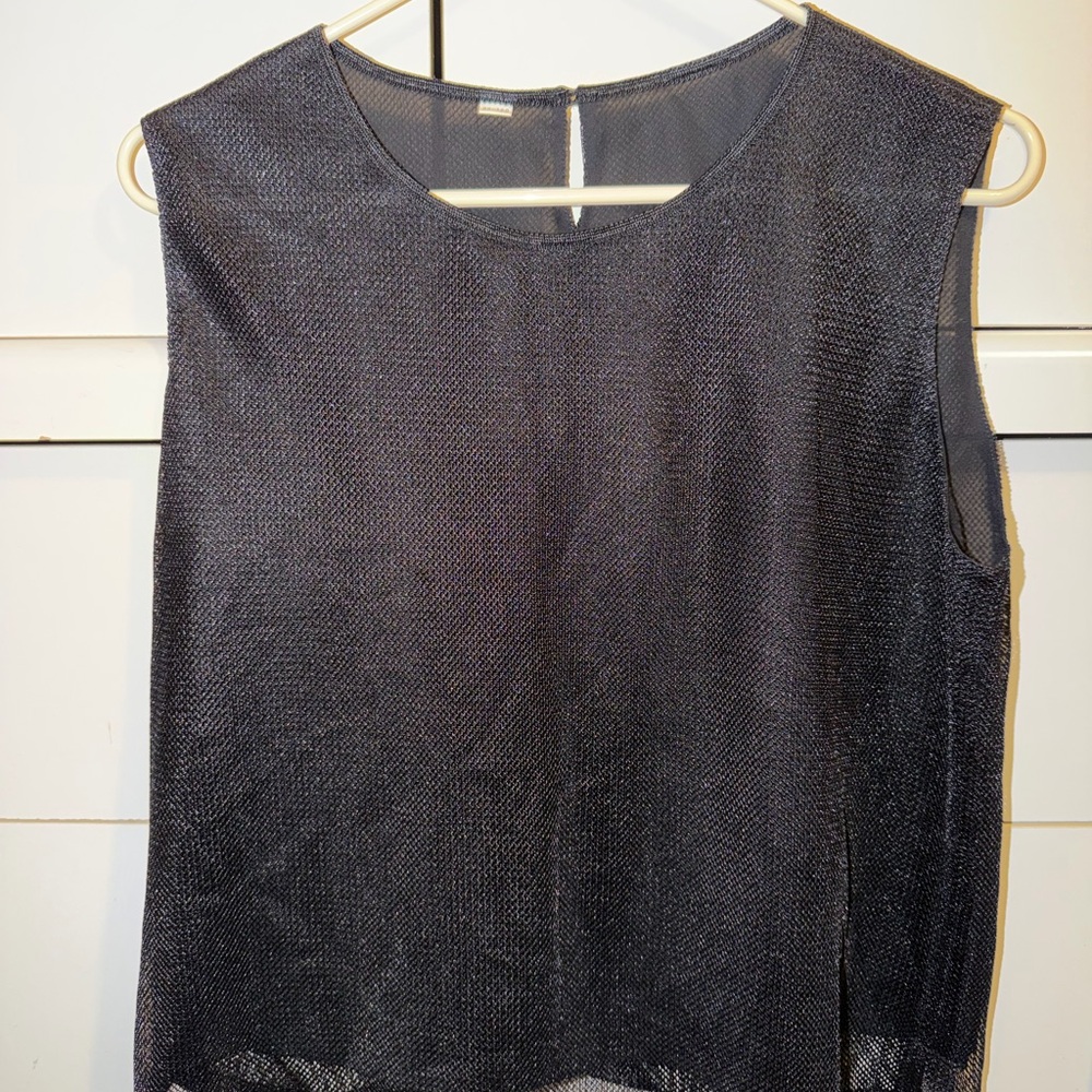 Elegant Black Sleeveless Top